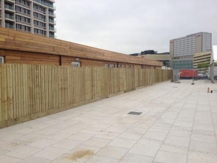 timber closeboard fencing